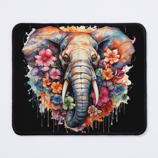 Item preview, Beautiful African Elephant Art designed and sold by RockFireMerch.