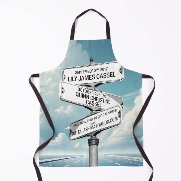 Item preview, Classic Crossroad of Love – Custom Anniversary & Children’s Name Poster designed and sold by FantasyVillaArt.