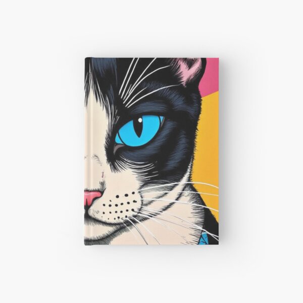 Vista previa del artículo con la obra «Gato», diseñado y vendido por TheHuskyHouse.