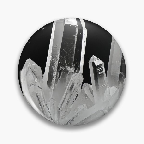Item preview, Quartz mineral gemstone specimen isolated on black designed and sold by urzga.