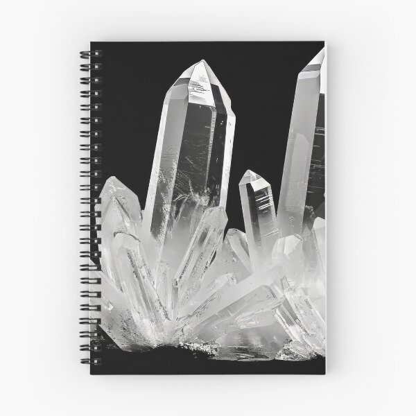 Item preview, Quartz mineral gemstone specimen isolated on black designed and sold by urzga.