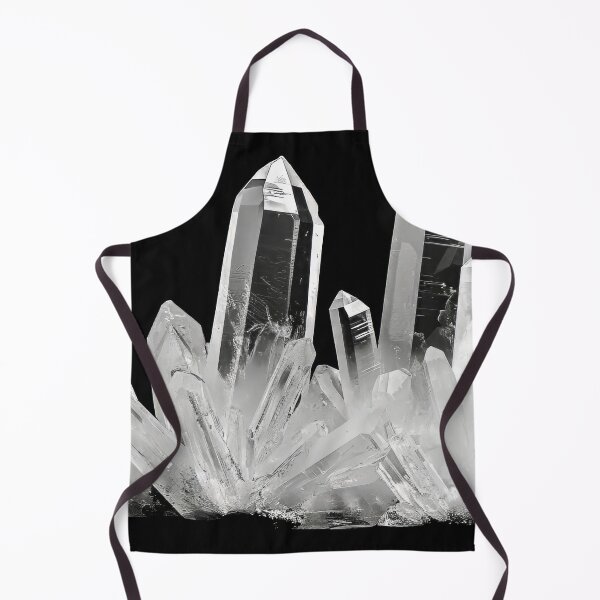 Item preview, Quartz mineral gemstone specimen isolated on black designed and sold by urzga.