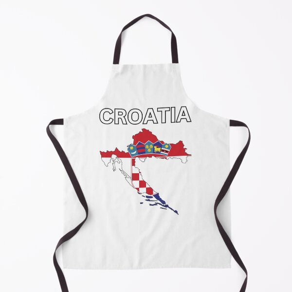 Item preview, Croatia Flag Map Design designed and sold by atomstartup.