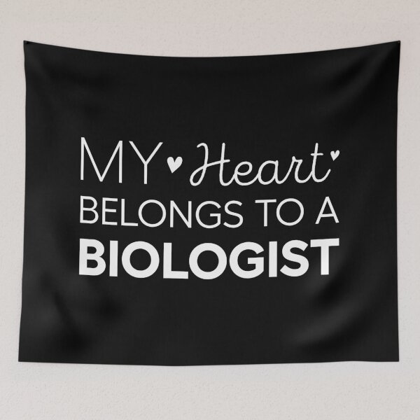 Item preview, My Heart Belongs To A Biologist Cute Biologist designed and sold by RareBunny.