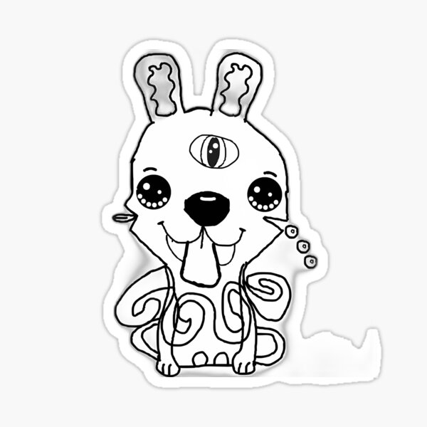 Item preview, Half dog half Alien designed and sold by Thijsje.