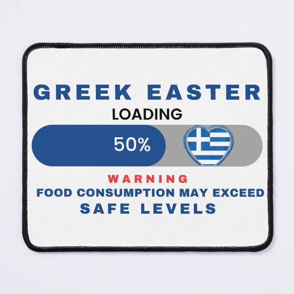 Item preview, Greek Easter Greek Food Funny Quote designed and sold by wholigans.