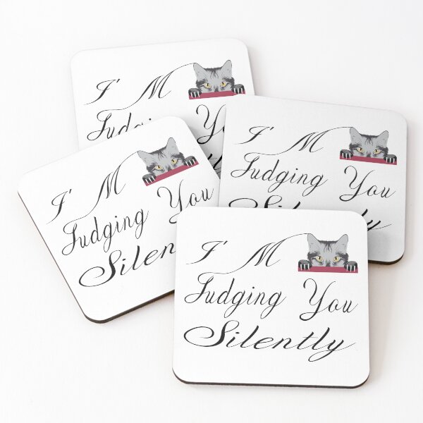 Item preview, I'm Judging You Silently designed and sold by SAIDDIA.