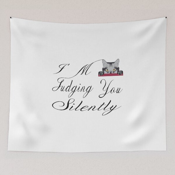 Item preview, I'm Judging You Silently designed and sold by SAIDDIA.
