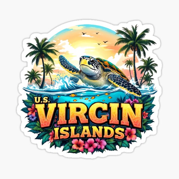 Item preview, US Virgin Islands Caribbean  designed and sold by NPStudio.