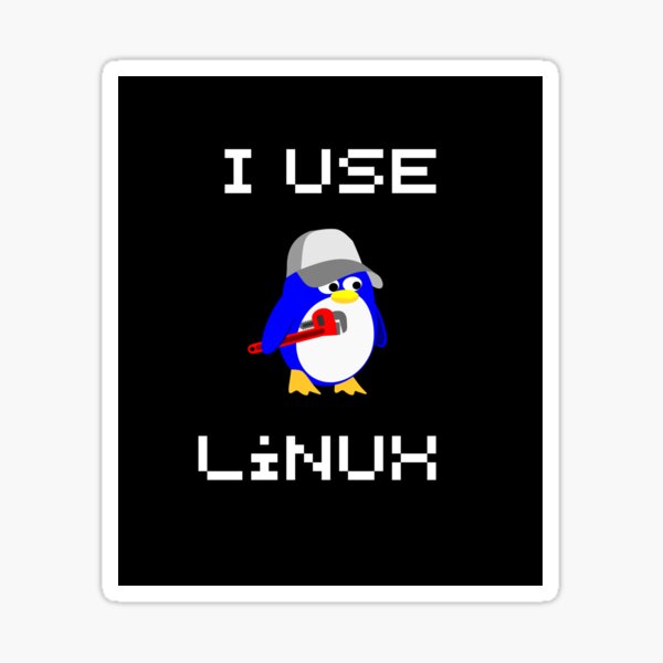 Item preview, I use linux designed and sold by funkmeup.