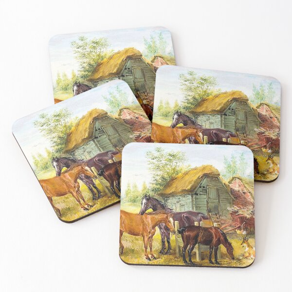 Item preview, Barnyard Scene designed and sold by tomorrowsart.
