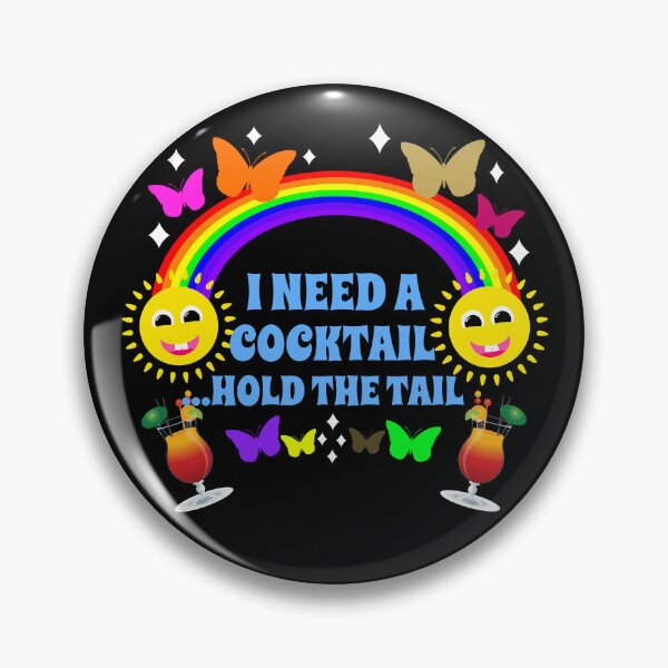 Item preview, I Need A Cocktail Hold The Tail Funny Bachelorette Party designed and sold by RockFireMerch.