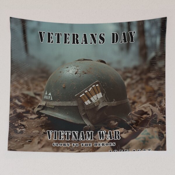 Item preview, Vietnam Veteran War Glory to the Heroes M1 Helmet designed and sold by JanChryzostom.
