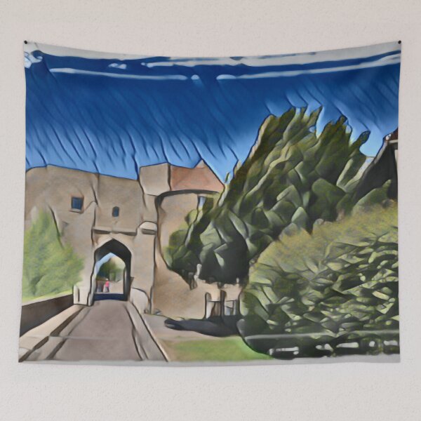 Item preview, Castle Ruins In Retro Pop designed and sold by Fearless-Fox.