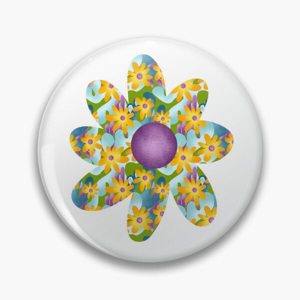 Item preview, Abstract Colorful Flower Pattern Illustration - Vibrant and Artistic Floral Design designed and sold by Pandositive.