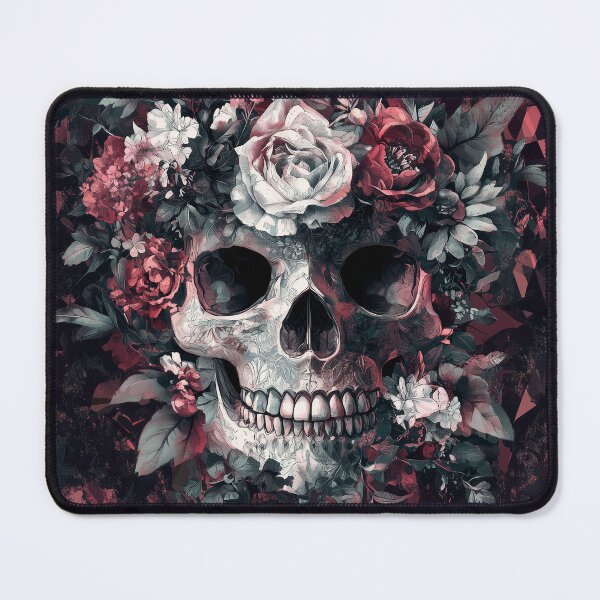 Item preview, Floral Skull: Beauty and Mystery designed and sold by PopCraft.