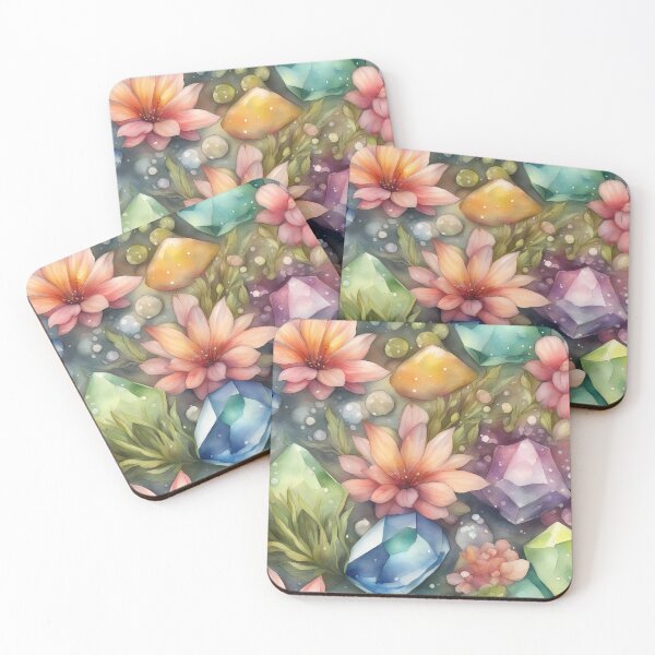 Item preview, Crystals and Flowers designed and sold by CalmnessbyChoice.