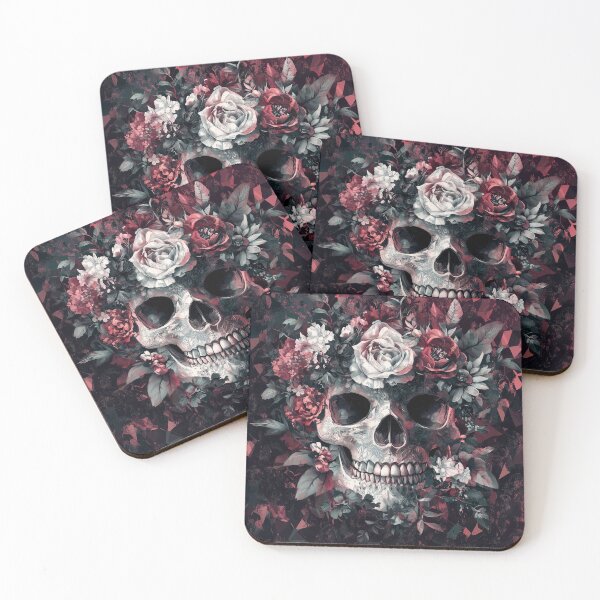 Item preview, Floral Skull: Beauty and Mystery designed and sold by PopCraft.