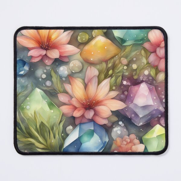 Item preview, Crystals and Flowers designed and sold by CalmnessbyChoice.
