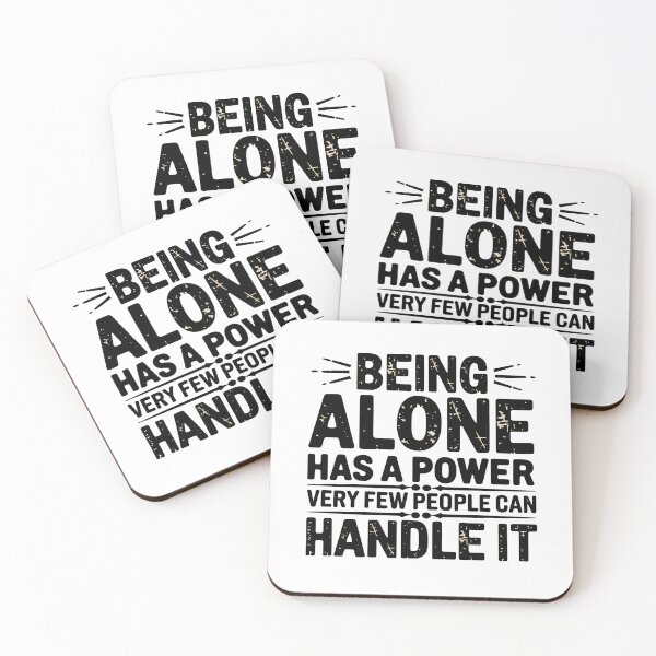 Item preview, Inspirational Quote, Being Alone Has a Power  designed and sold by Logiamerch.