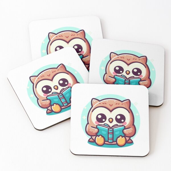 Item preview, owl with book designed and sold by Eternalski.
