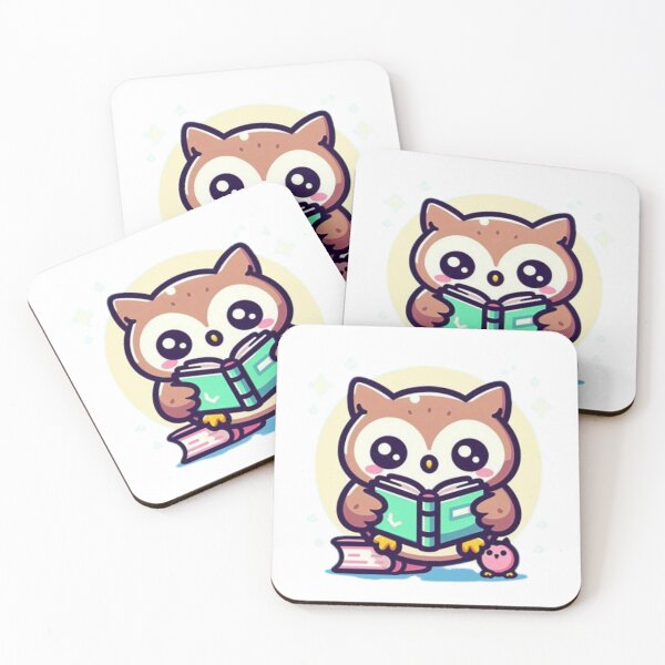 Item preview, owl with book designed and sold by Eternalski.