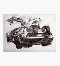 Time Machine - Tech/Sketch Photographic Print