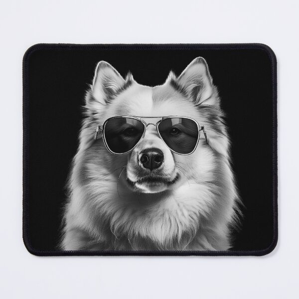 Item preview, American Eskimo Dog With Shades - Art For Dog Lovers designed and sold by Stian Iversen.