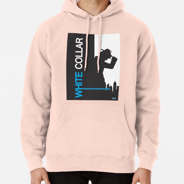 Hoodie with white discount collar