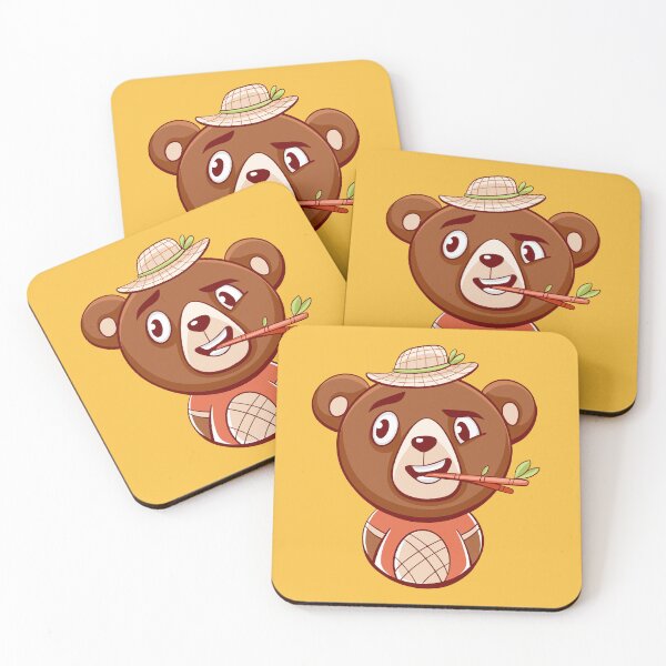 Item preview, Cute good-natured bear in cartoon style designed and sold by xiukab.