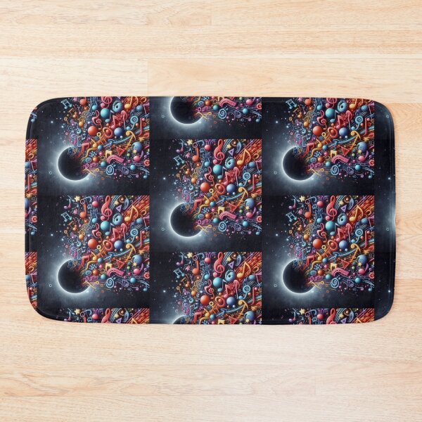 Item preview, Colorful notes coming out of a black hole in space designed and sold by Dogandesighn.