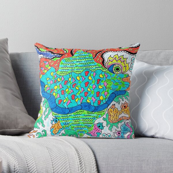 Ocalafish Throw Pillow