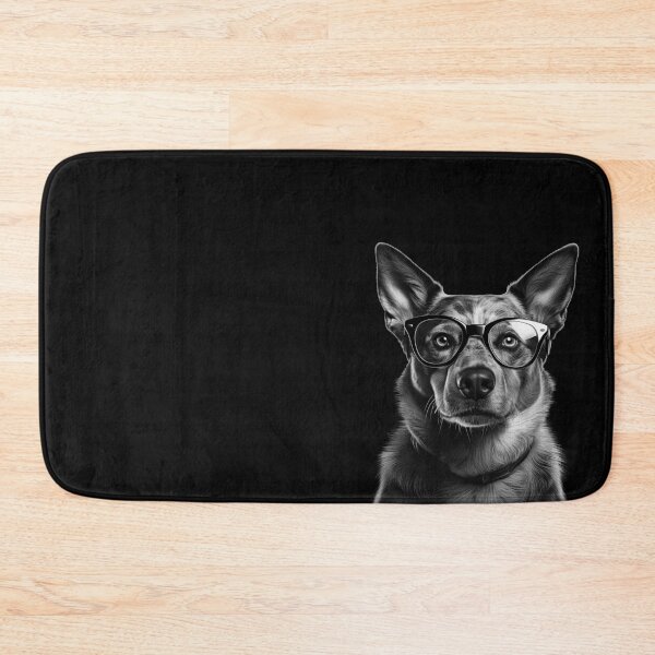 Item preview, Australian Cattle Dog With Glasses - Art For Dog Lovers designed and sold by Stian Iversen.