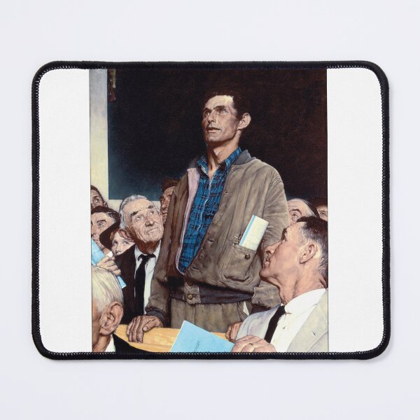 Item preview, President Franklin Roosevelt I Agree Meme Format Standing Up Funny Norman Rockwell designed and sold by Thickey Forrest.