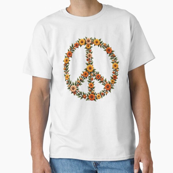 Item preview, Floral Peace Sign designed and sold by VDprinting.