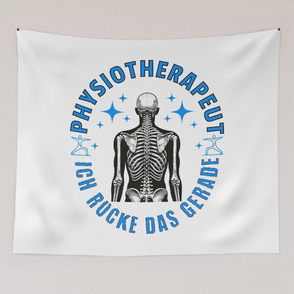 Item preview, Physiotherapist - I'll straighten it out - funny saying - skeleton graphic designed and sold by SpecialtiesShop.