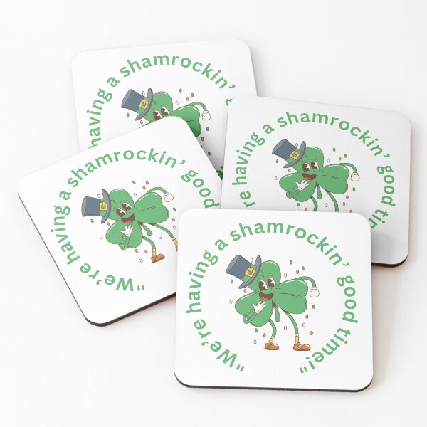 Item preview, "We’re having a shamrockin’ good time!" designed and sold by BlackabyBoutique.