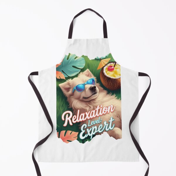 Item preview, Relaxation Expert Dog Relaxing Dog Chill Dog Vacation Dog with Sunglasses Funny Dog designed and sold by Furry Paw Prints.