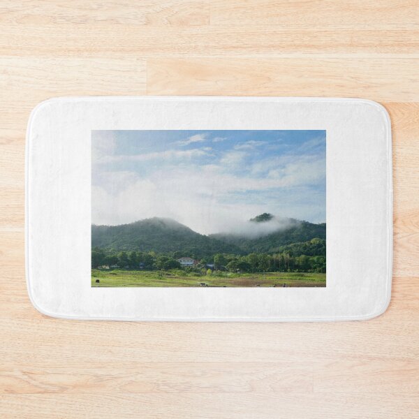 Item preview, Misty Green Mountains Under a Blue Sky designed and sold by supakor.