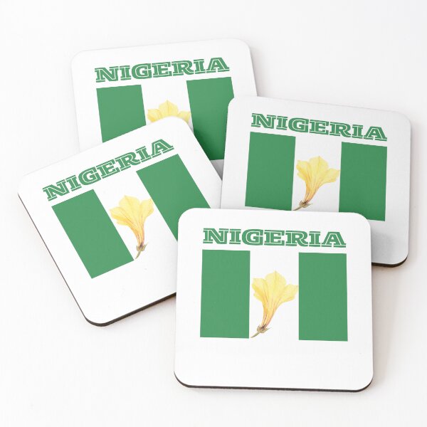 Item preview, Nigerian flag designed and sold by SKULLARTISTRY.