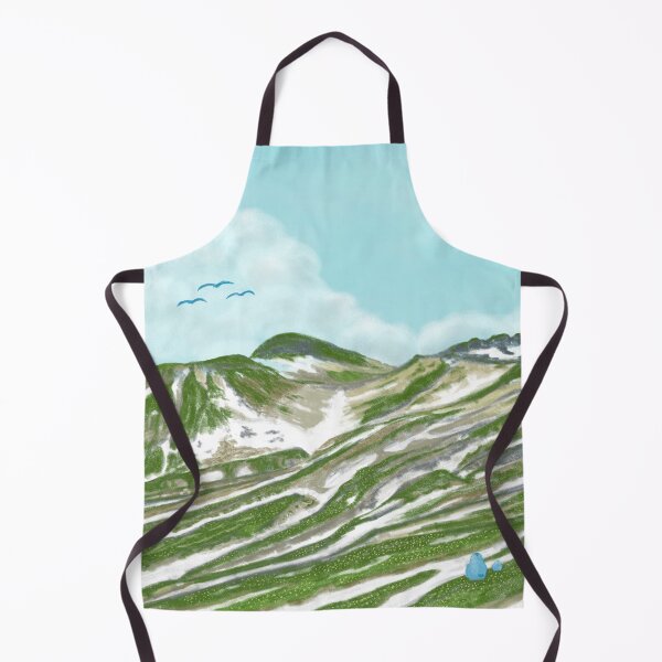 Item preview, Magnificent and beautiful snowy mountains in summer designed and sold by greenPQBstudio.