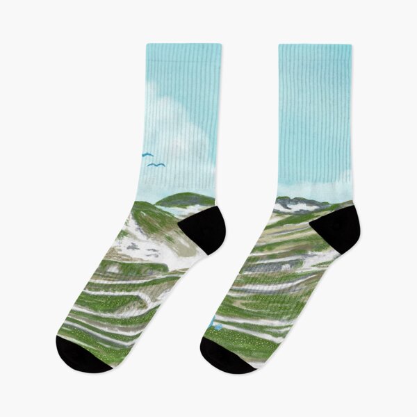 Item preview, Magnificent and beautiful snowy mountains in summer designed and sold by greenPQBstudio.