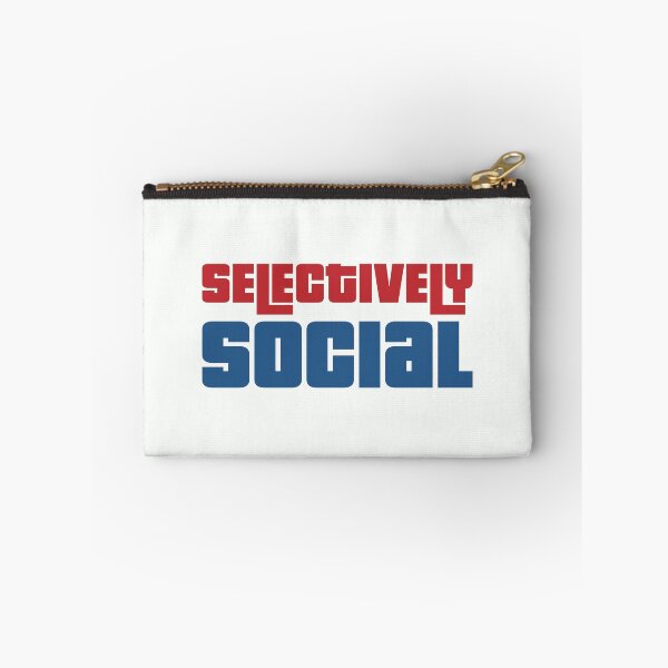 Item preview, Selectively Social - Introvert Saying designed and sold by TheSassyNoble.
