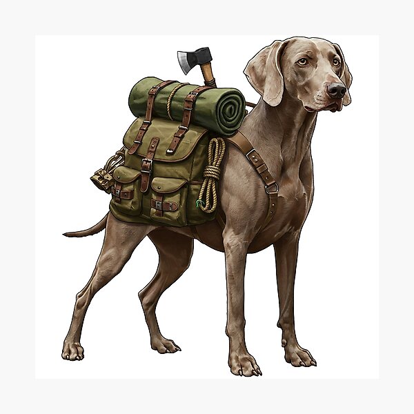 Item preview, Weimaraner Bushcraft Expert designed and sold by Weimaraner Dog.