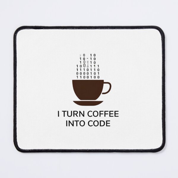 Item preview, I Turn Coffee into Code designed and sold by mancikart.
