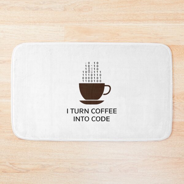 Item preview, I Turn Coffee into Code designed and sold by mancikart.