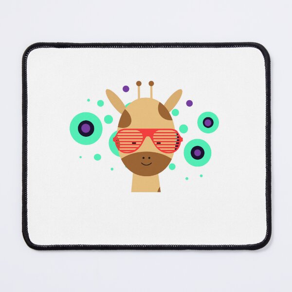 Item preview, Cool Giraffe with Retro Glasses designed and sold by KA-Design-Art.