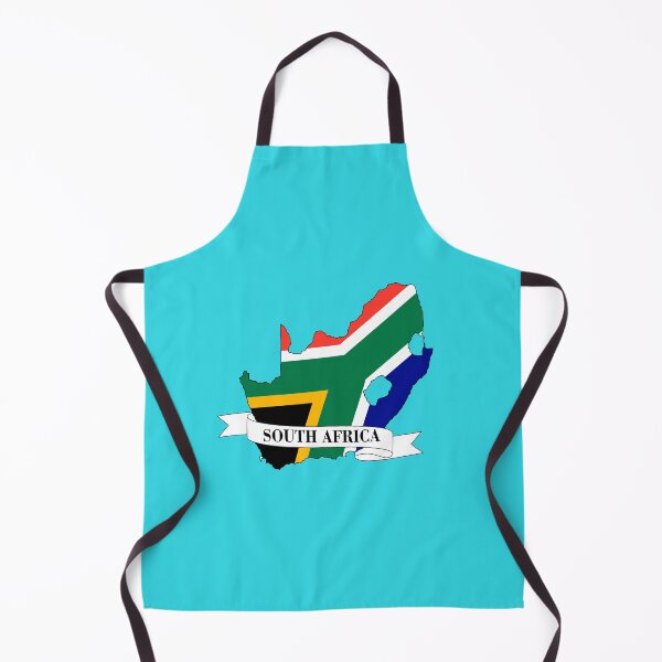 Item preview, South Africa flag map designed and sold by visual adventures.