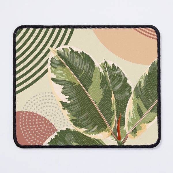 Item preview, Abstract modern botanical art , ficus designed and sold by Green Plantessa.