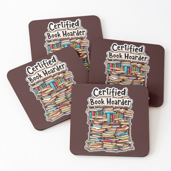Item preview, Gift for BookTokers | Certified Book Hoarder for Book Lovers | Reader Merch designed and sold by Thread-Verse.